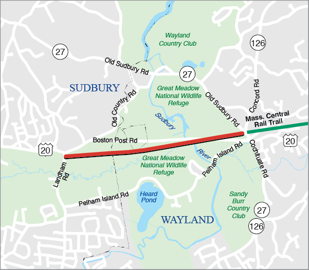 Sudbury and Wayland: Mass Central Rail Trail (MCRT) 